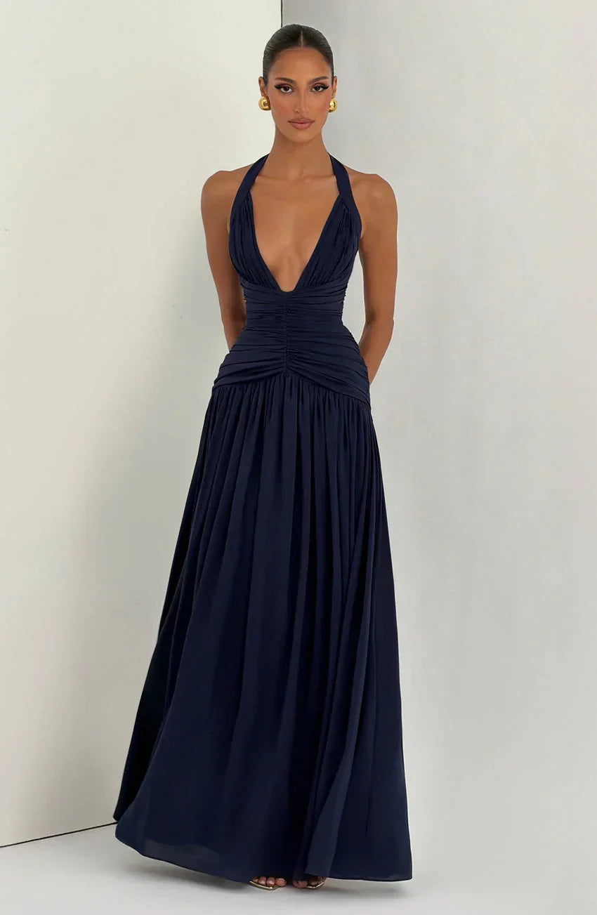 Amaris Maxi Dress - Navy