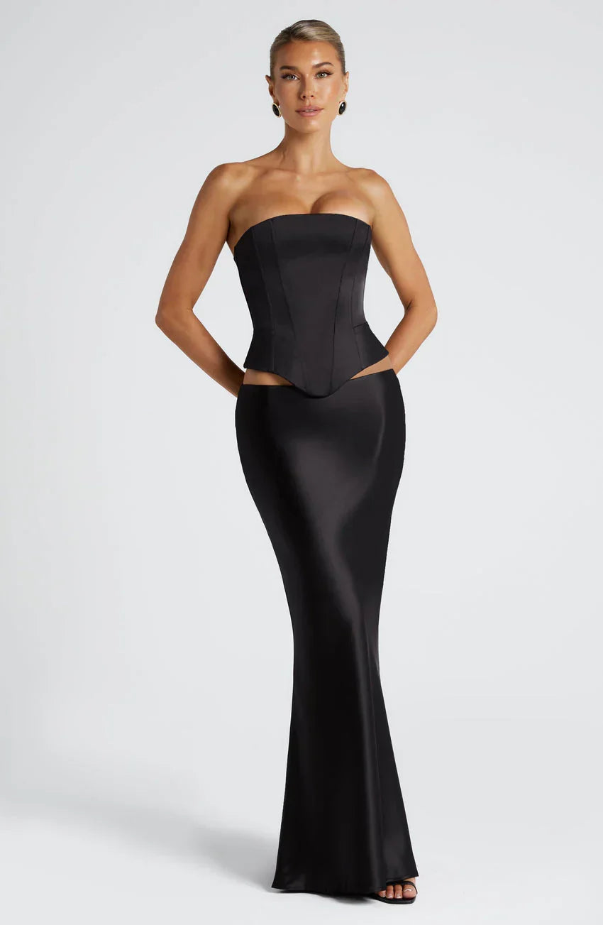 Atlanta Maxi Skirt - Black