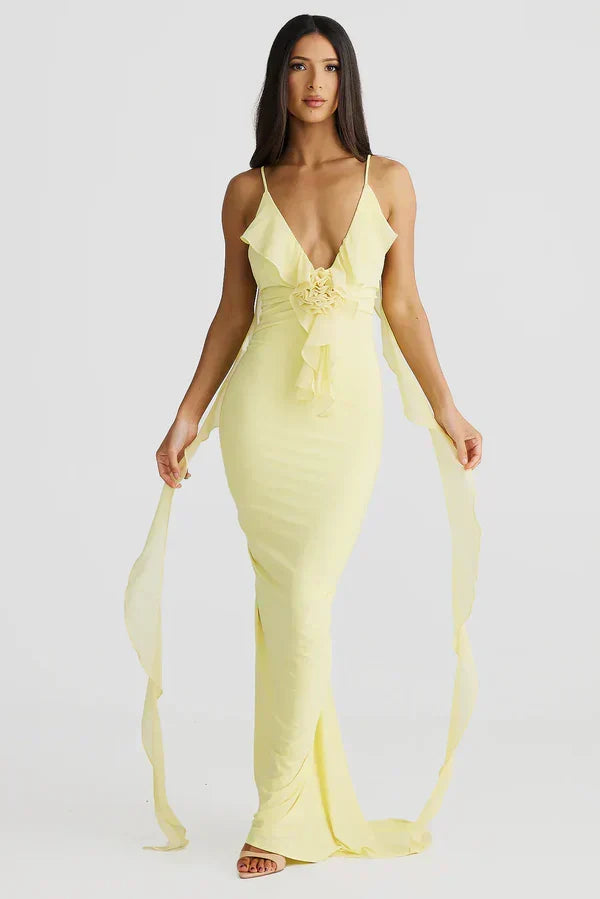 Sunflower Maxi Dress Yellow