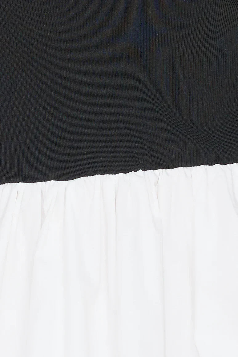 Cotton Clouds One Shoulder Mini Dress White