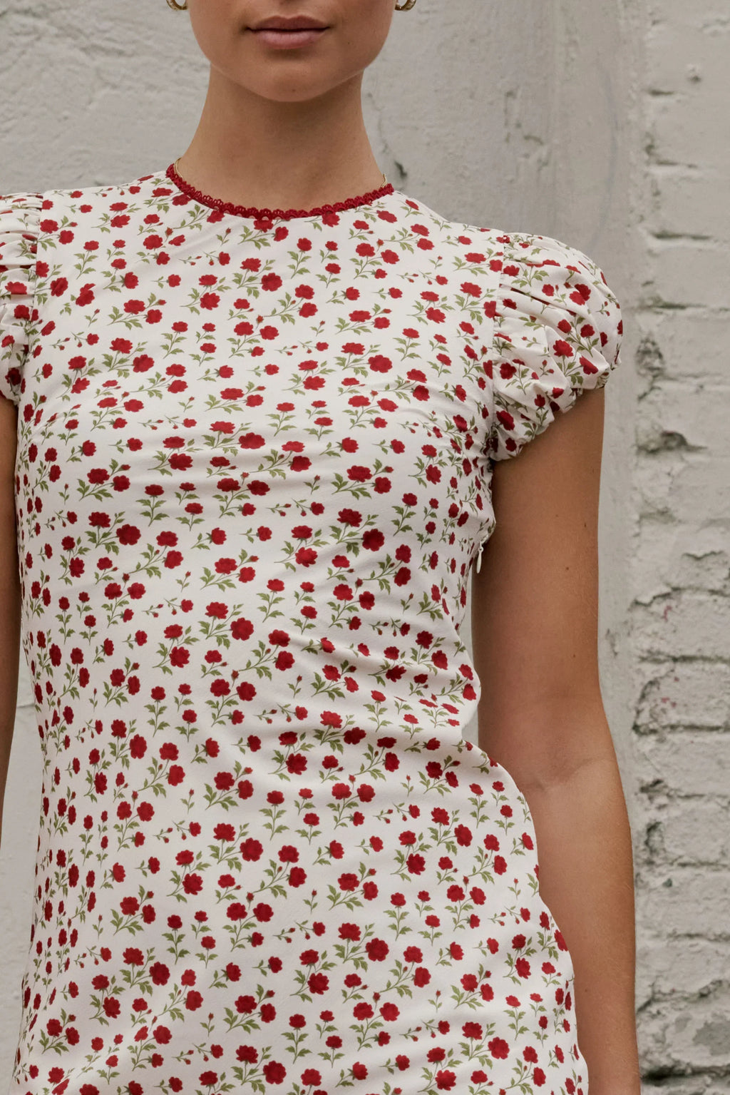Ellianna Floral Maxi Dress In Cream