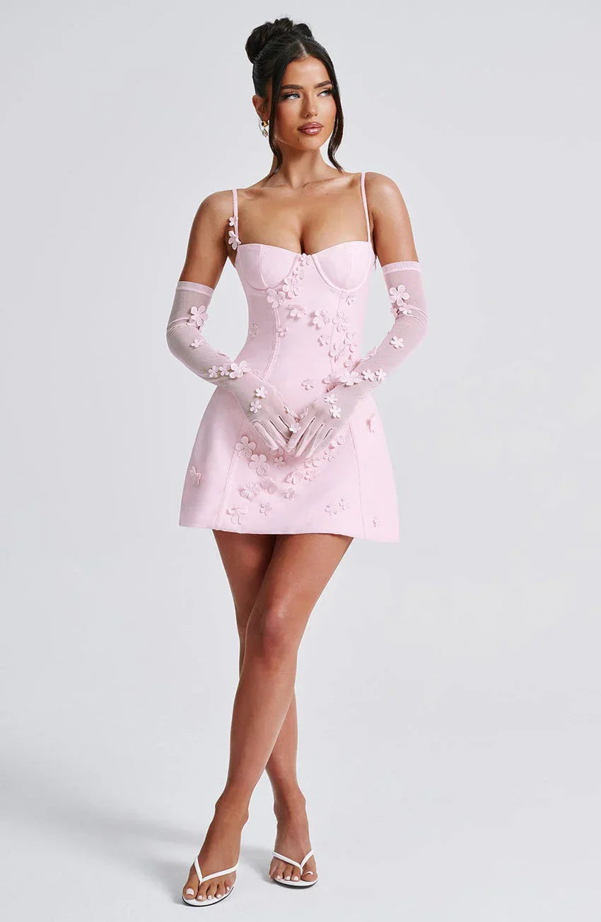Dalary Mini Dress - Blush