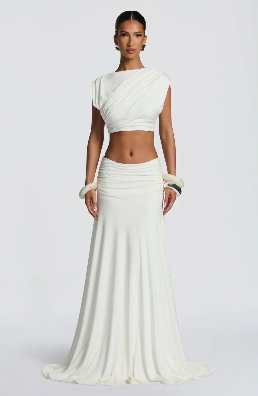 Paige Maxi Skirt - Ivory