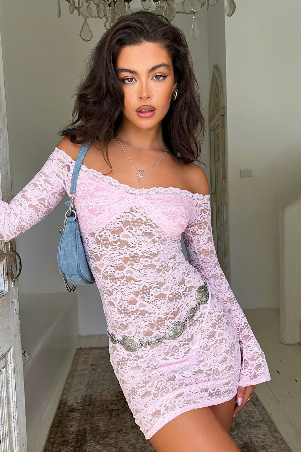Zila Dress - Baby Pink