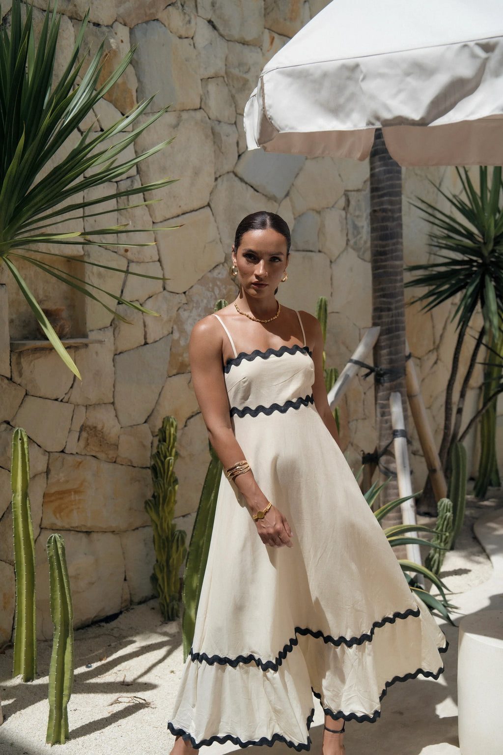 Millie Ric-Rac Summer Maxi Dress