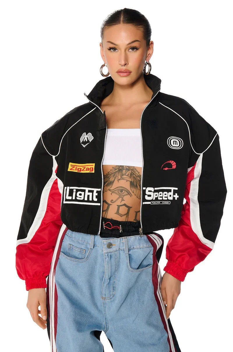Hamilton Nylon Racing Bomber Jacket