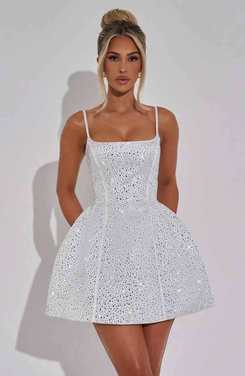 Angelique Mini Dress - Ivory