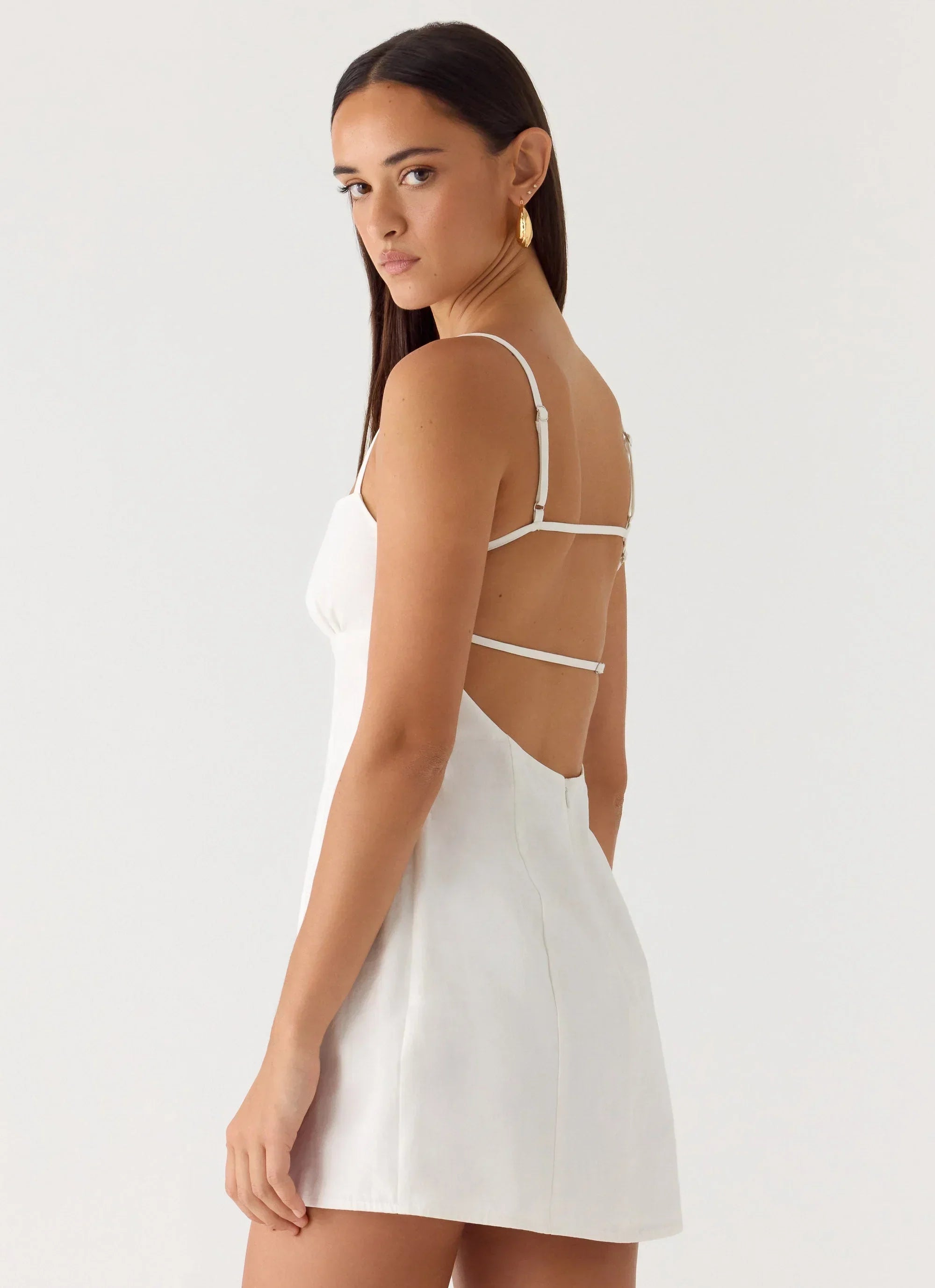 Second Sun Mini Dress White