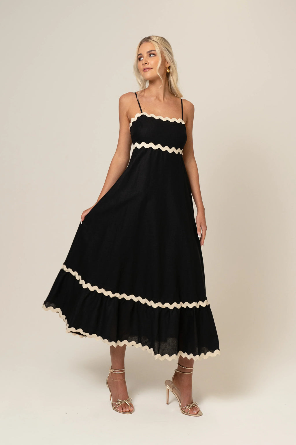 Millie Ric-Rac Summer Maxi Dress