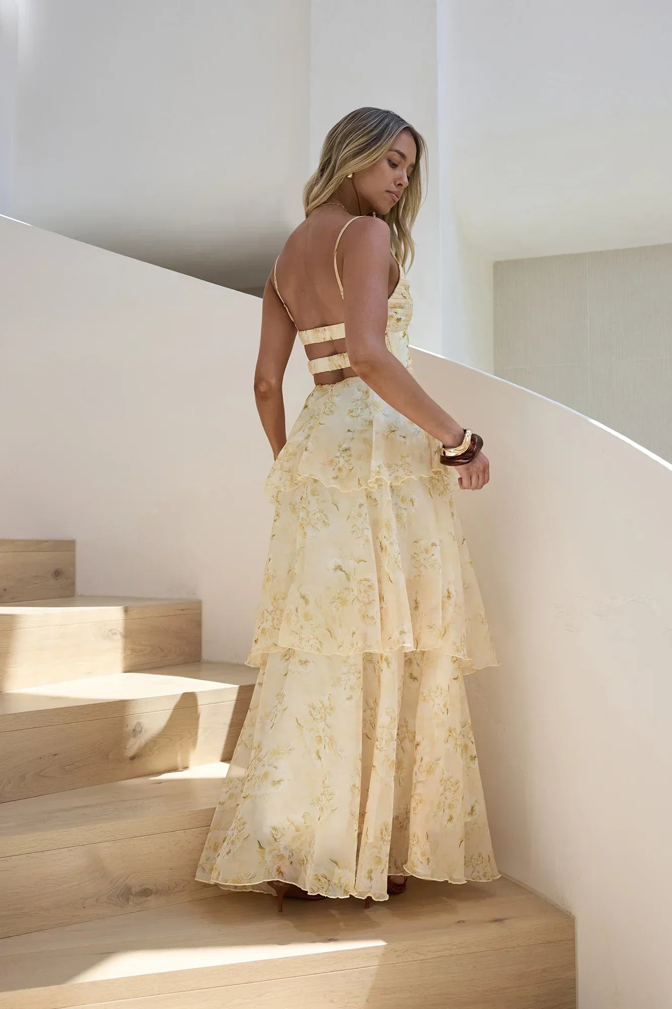 Shining Suns Maxi Dress Yellow