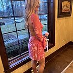 Golden Moon Long Sleeve Mini Dress White