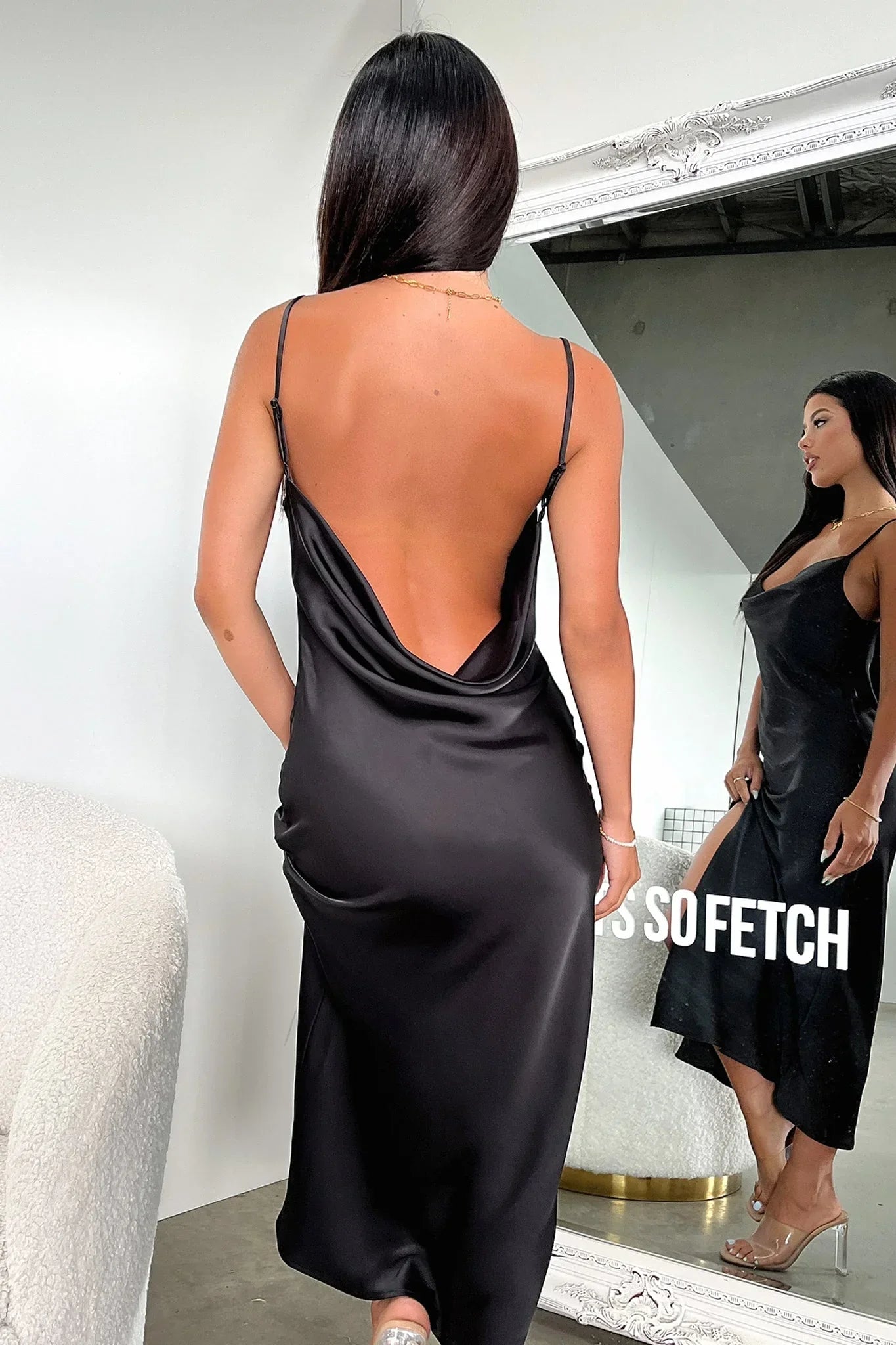 Melinda Maxi Dress - Black