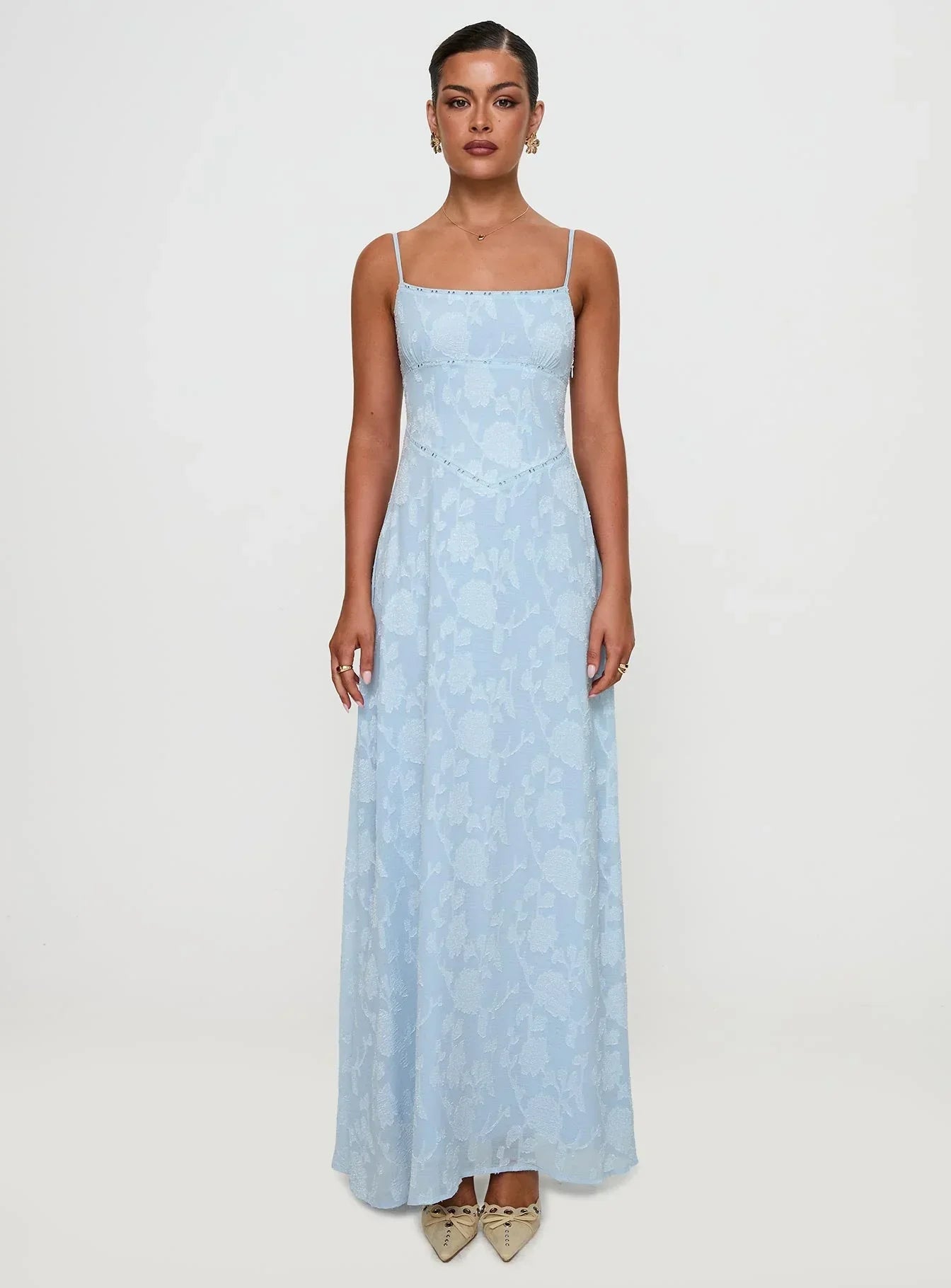 South Of France Maxi Dress Blue