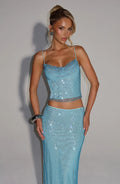 Nora Top - Aqua