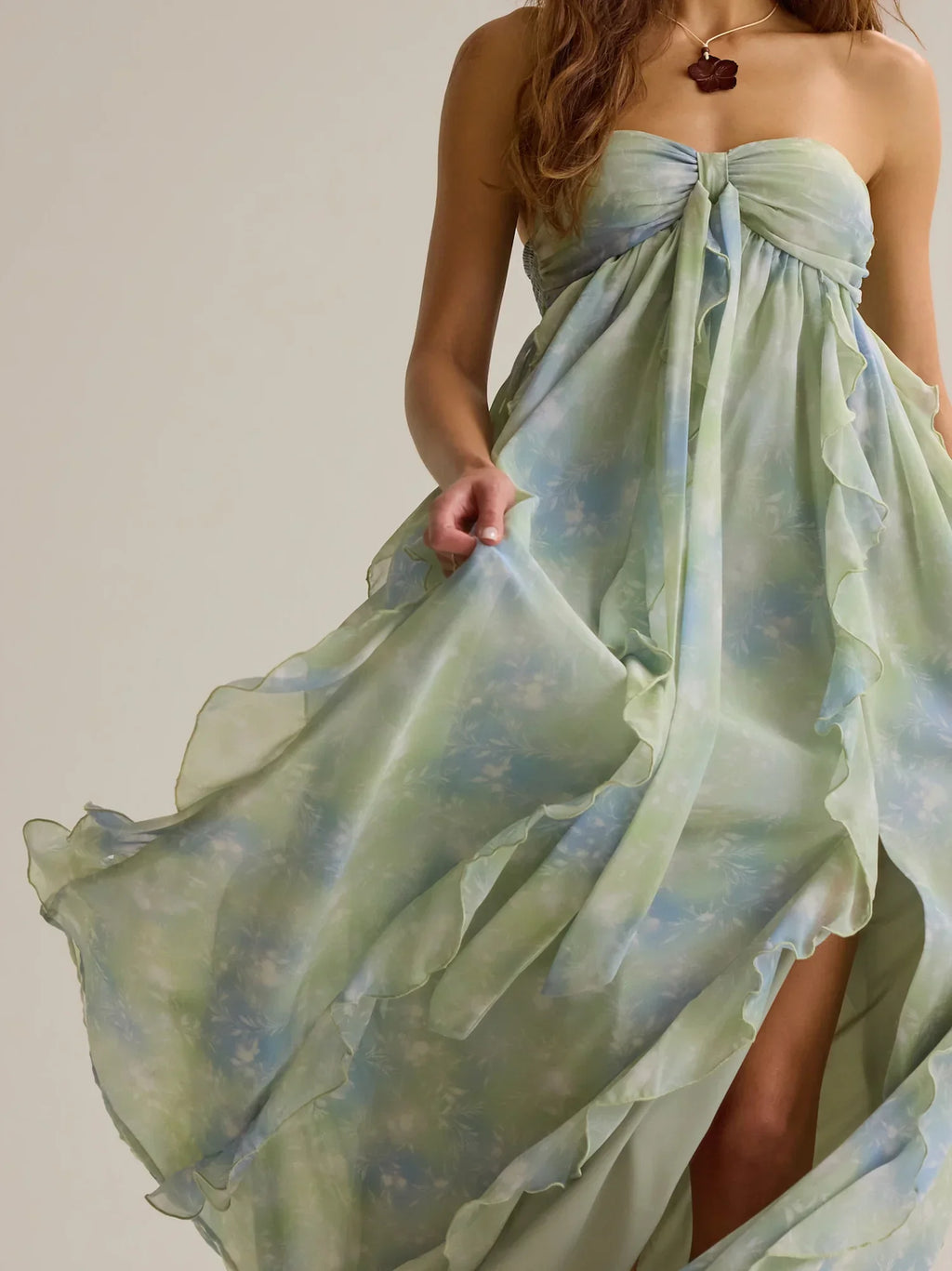 Harvey Ruffle Maxi Dress