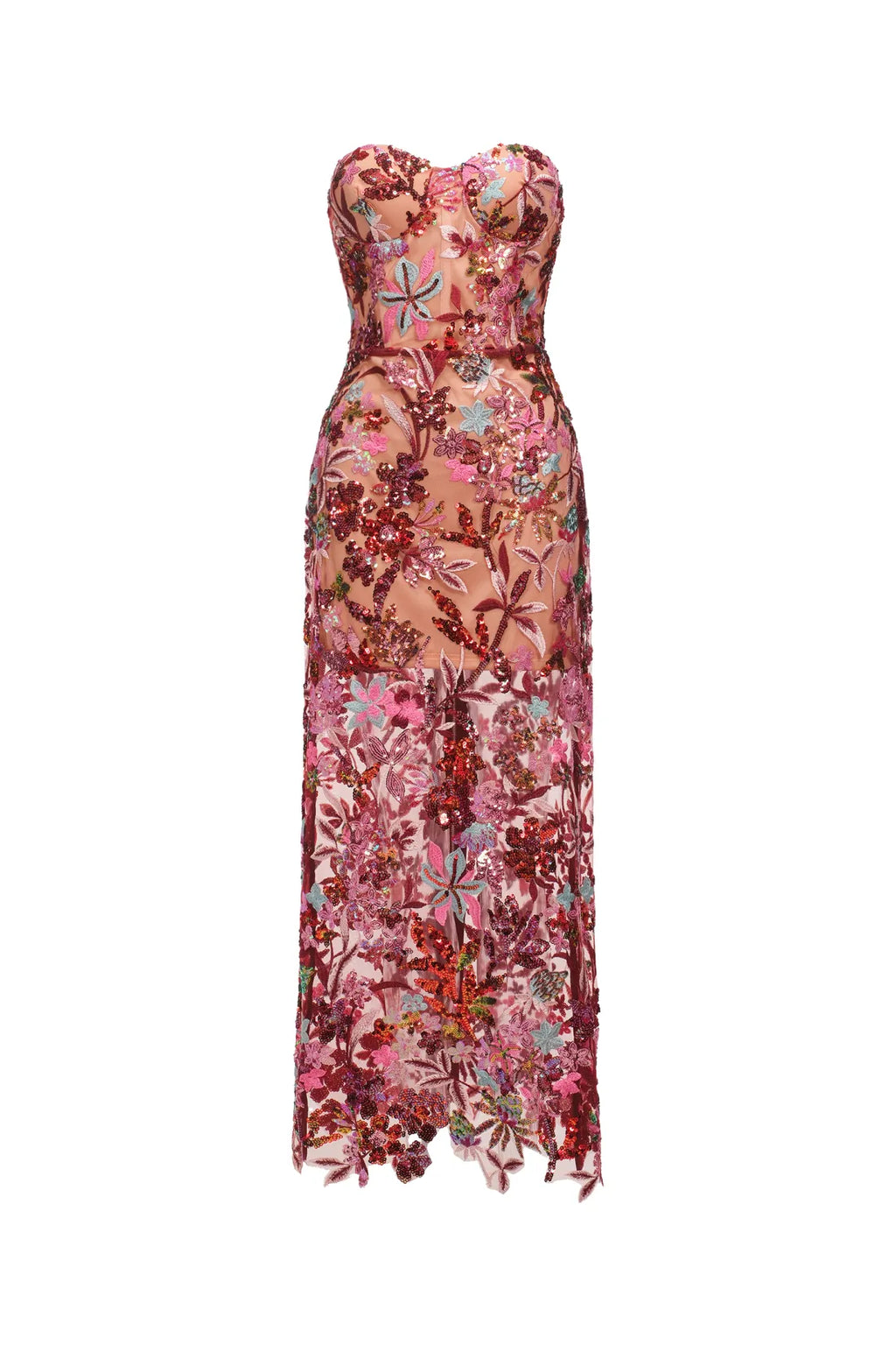 Eruka Off-Shoulder Sequined Evening Maxi Dress