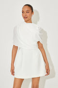 Gathered Mini Dress