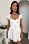Briellyn Mini Dress - White