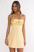 Sunbeam Bust Mini Dress Butter
