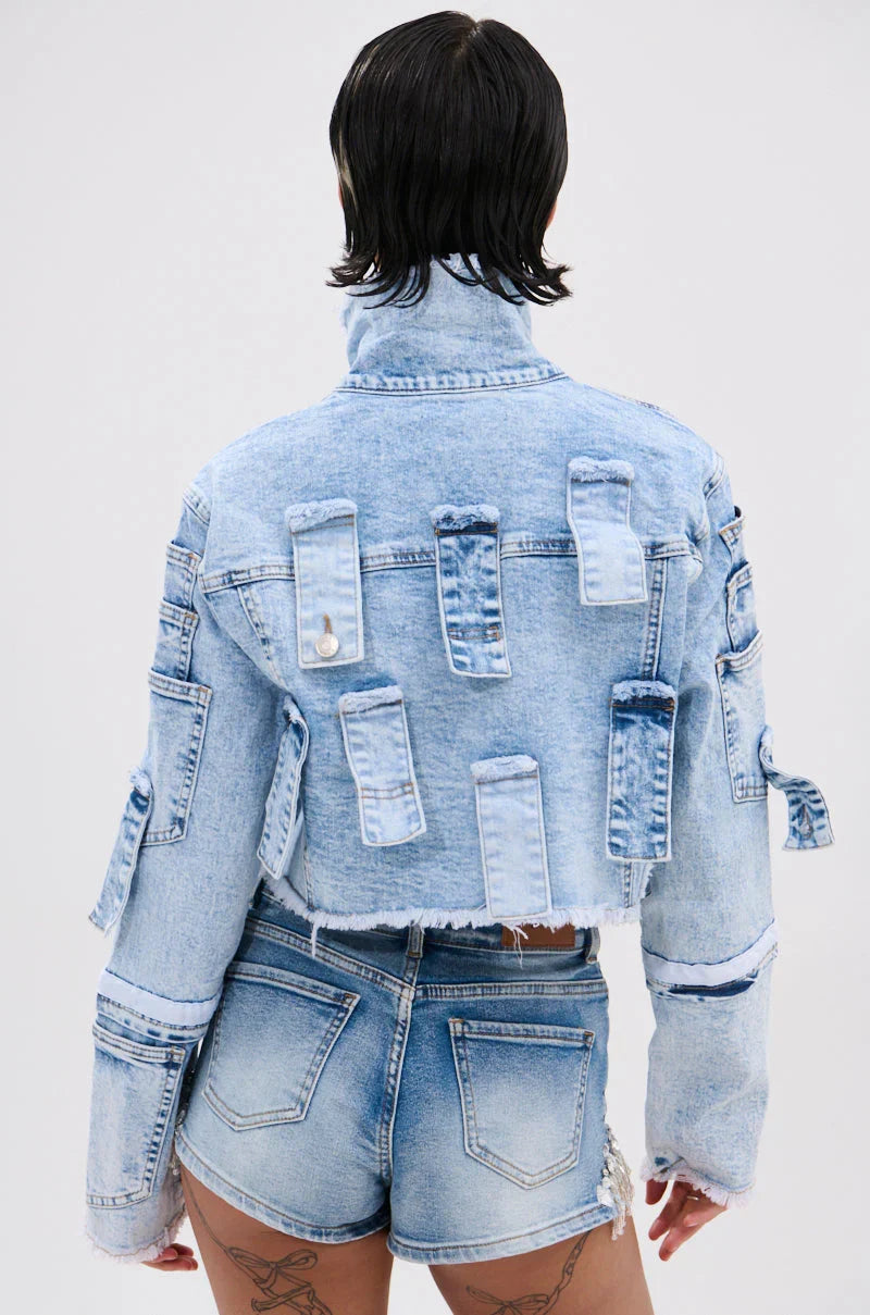 Arianne Patchwork Denim Jacket