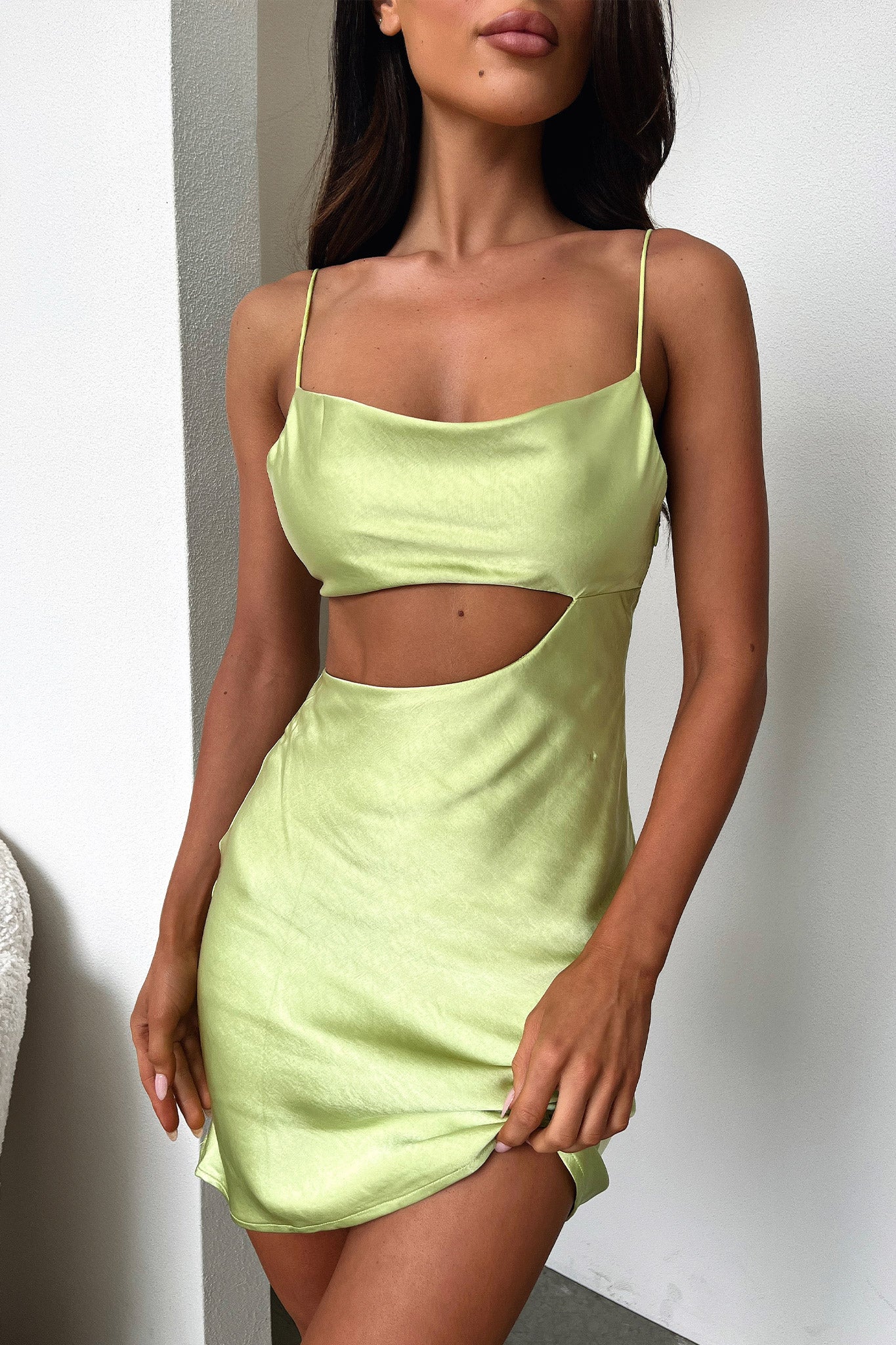 Oasis Mini Dress - Green