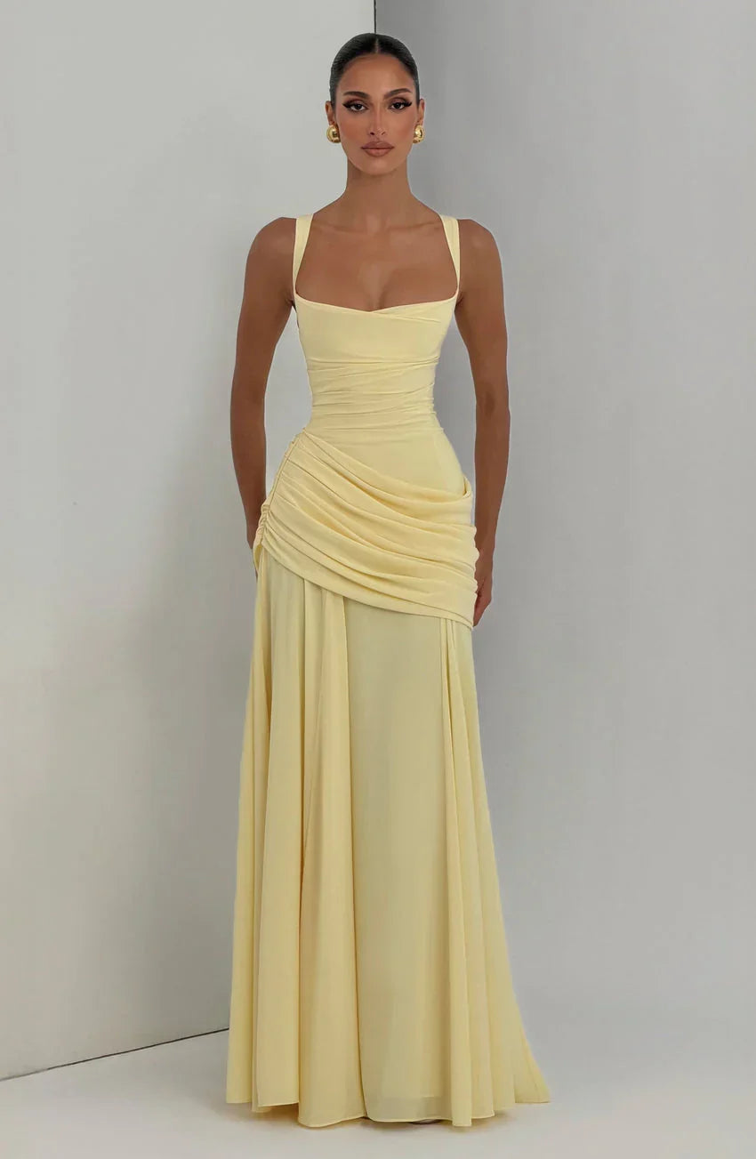 Sura Maxi Dress - Lemon