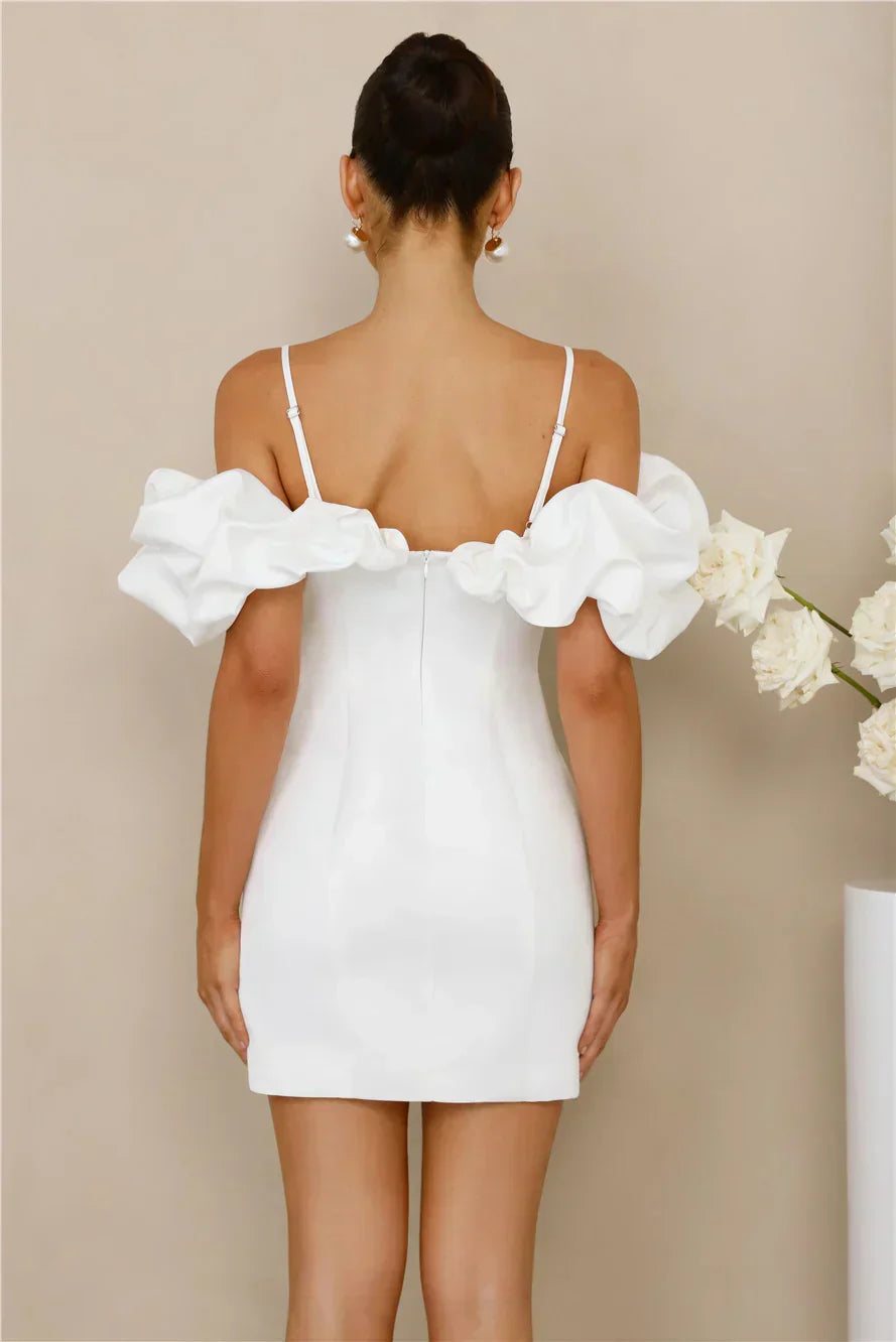 Love On Lock Off Shoulder Mini Dress