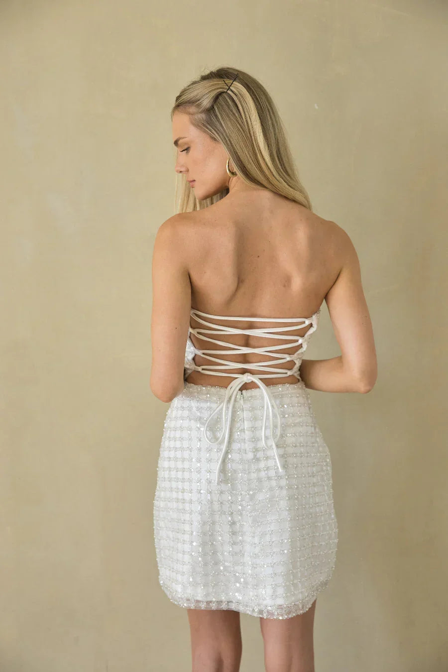 Adela Beaded Mini Dress