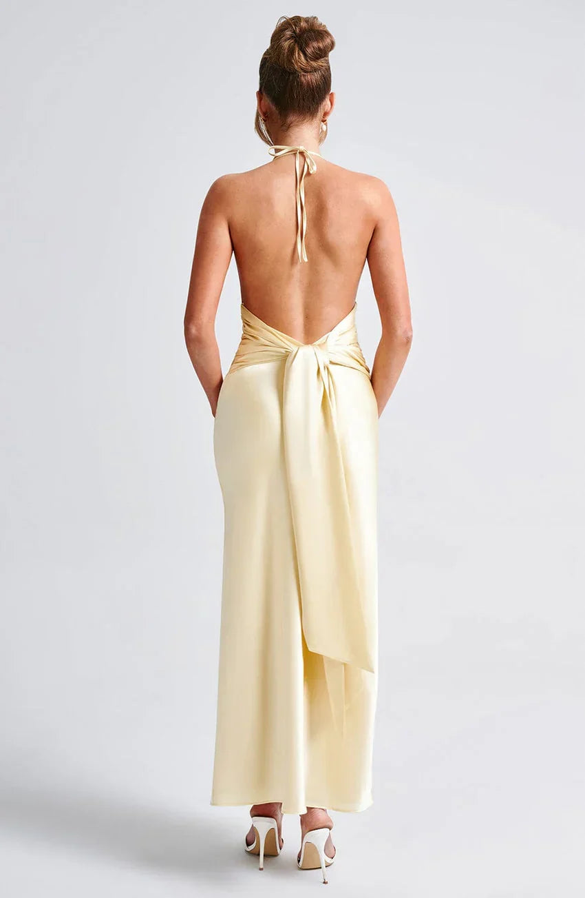 Kiandra Maxi Dress - Lemon
