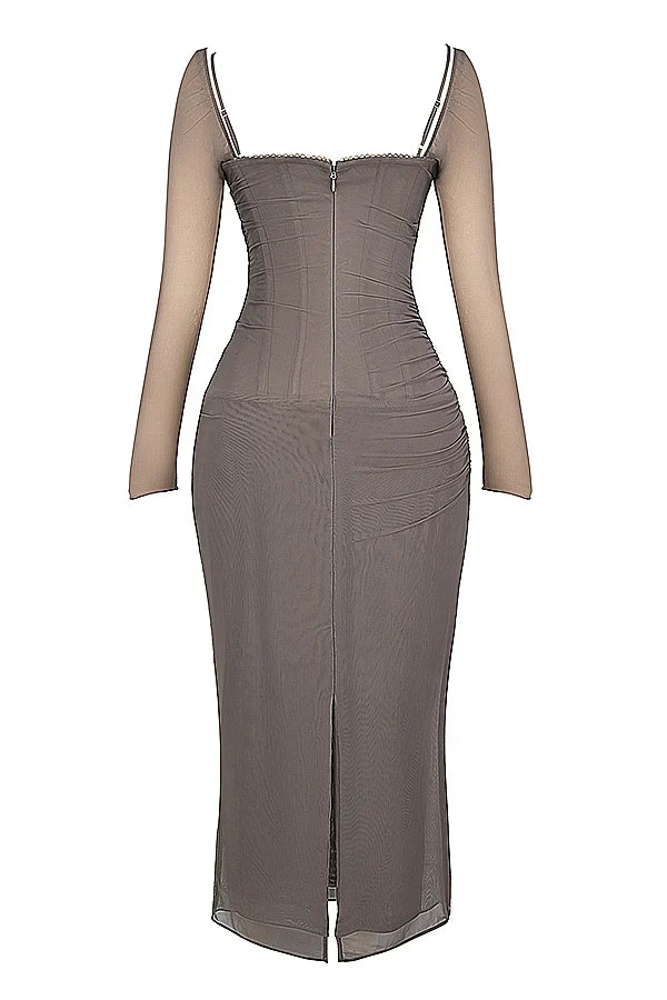 Katarina-Smoke Maxi Dress