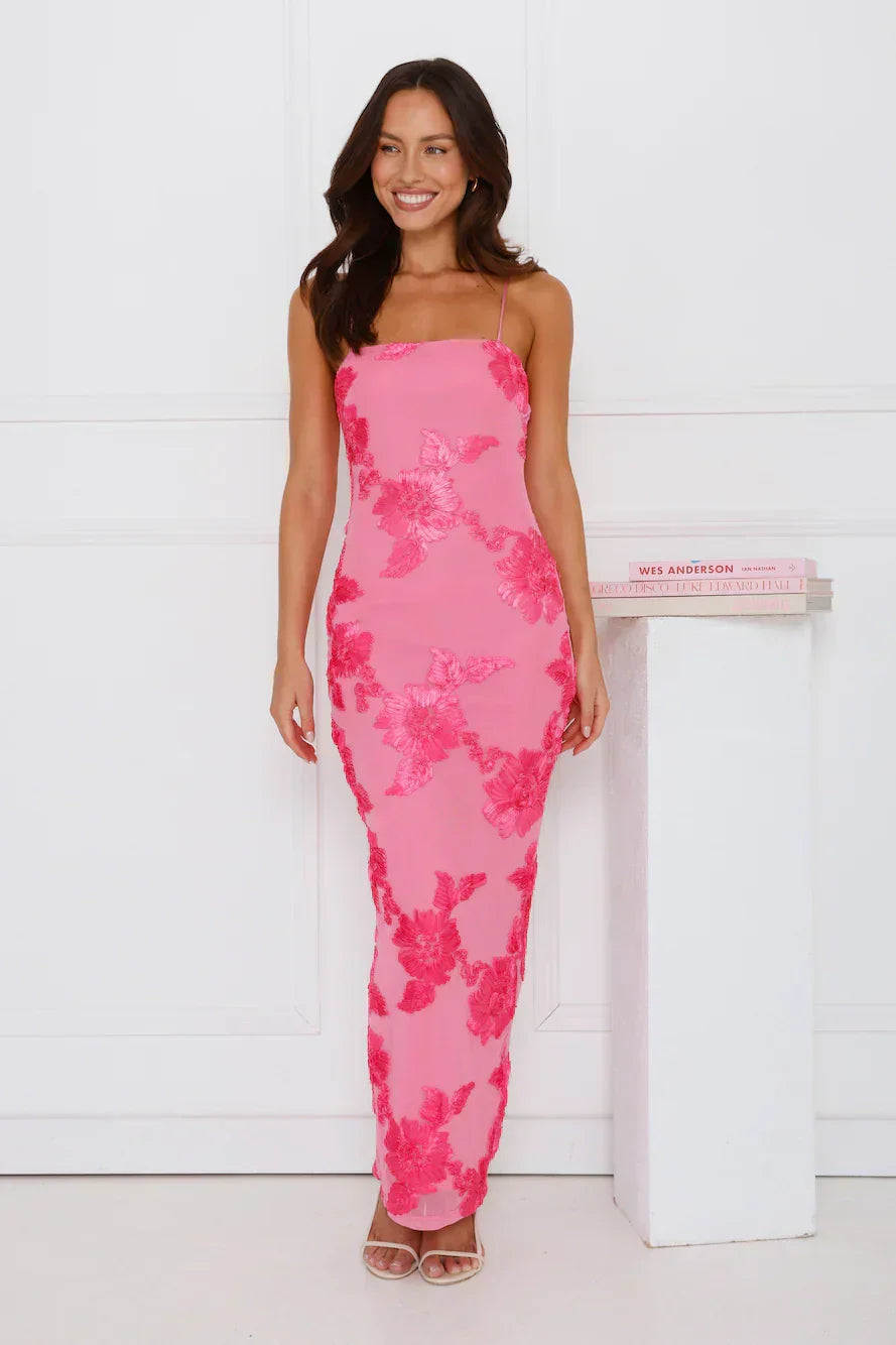 Estelle Mesh Maxi Dress