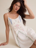 Parker Embroidered Mini Dress