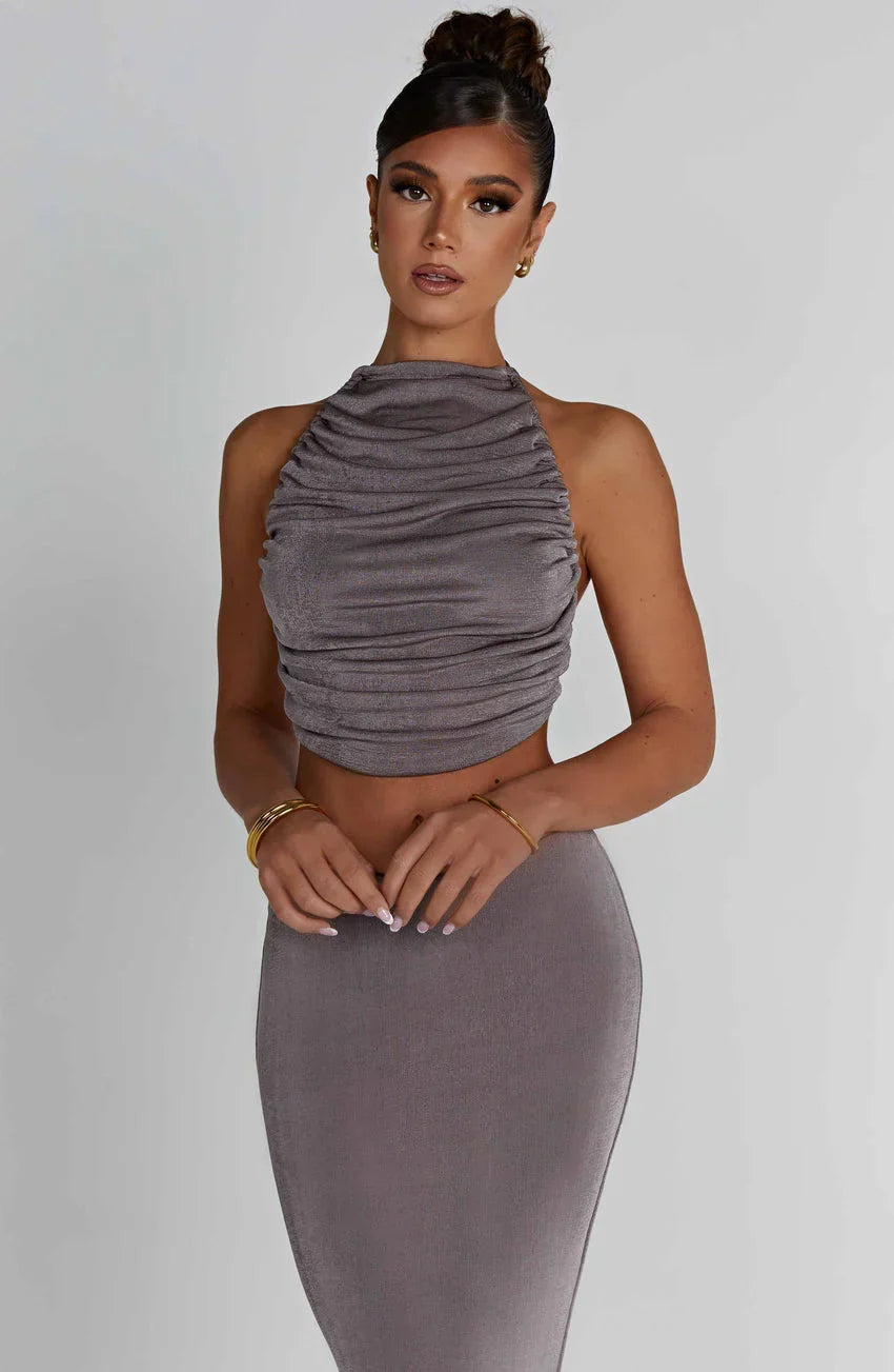 Fifi Top - Charcoal