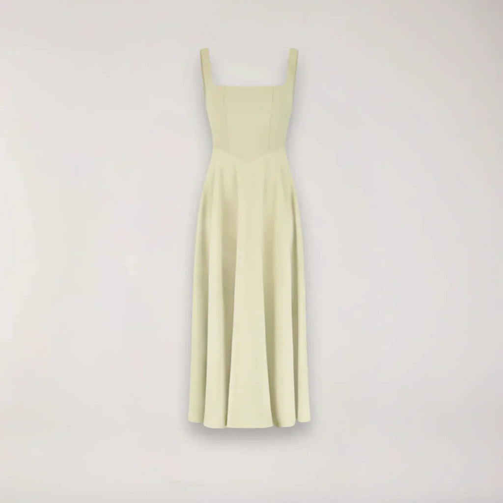 Women’S Midi Dress – Flattering Fit – Cinched Waist – Flowing Silhouette