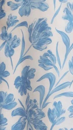 Rahima Maxi Dress - Blue Flower