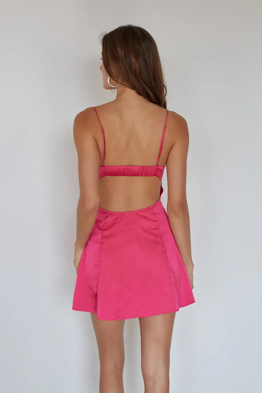 Mary Twist Front Mini Dress