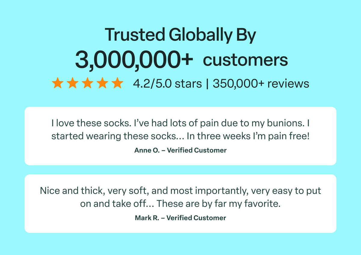 Bunion Relief Socks - White