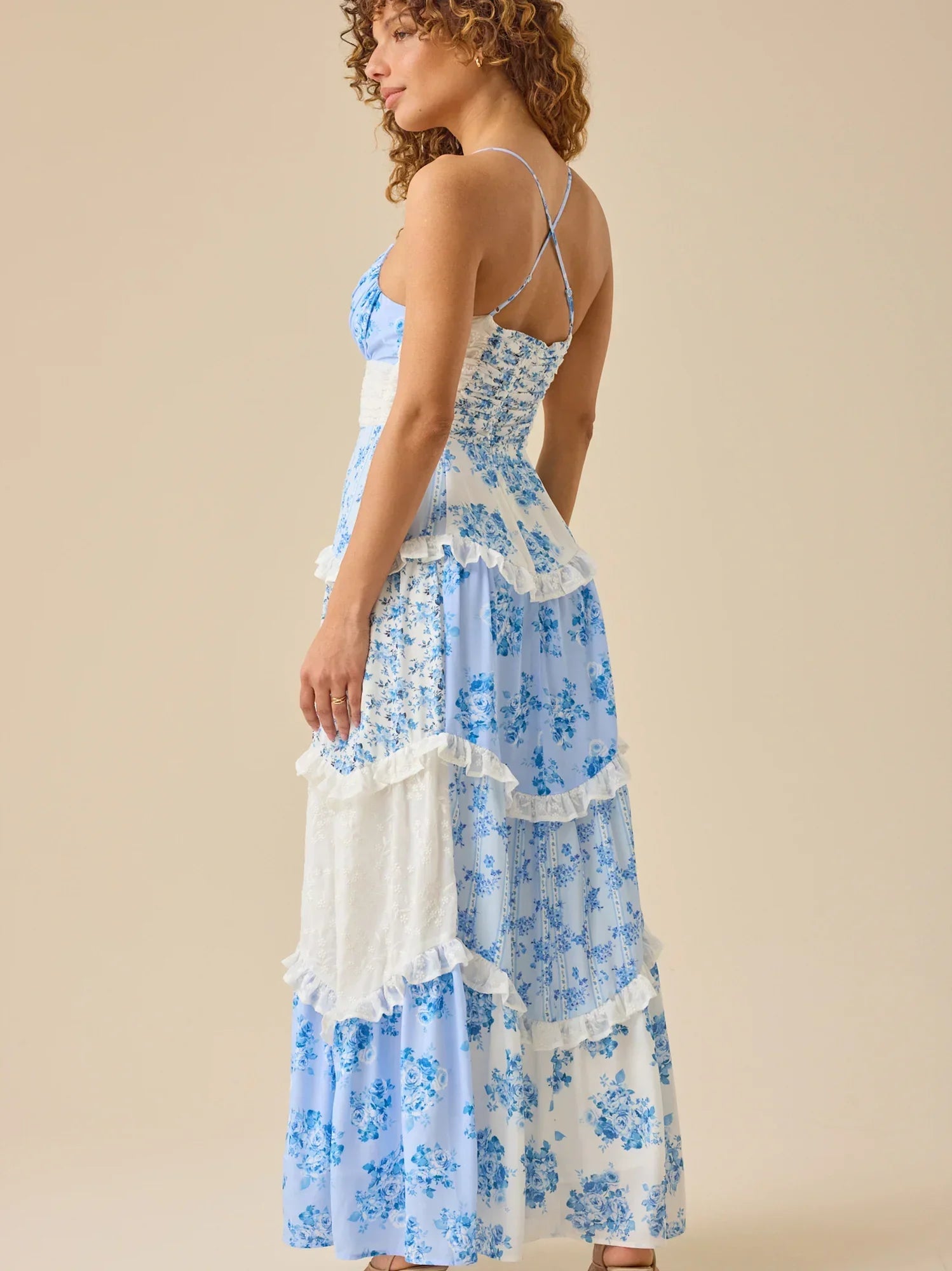 Adernlia Floral Maxi Dress