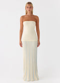 Otillie Knit Maxi Dress - Yellow