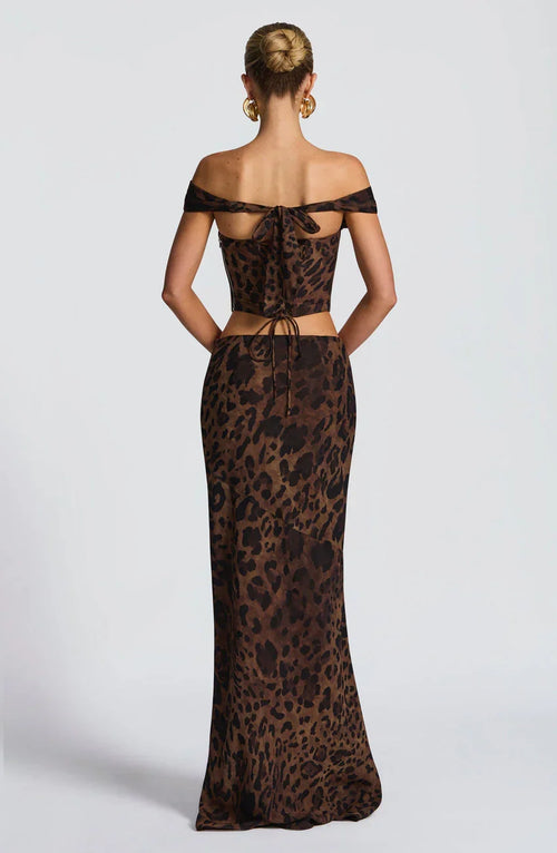 Chrysoula Top - Leopard Print