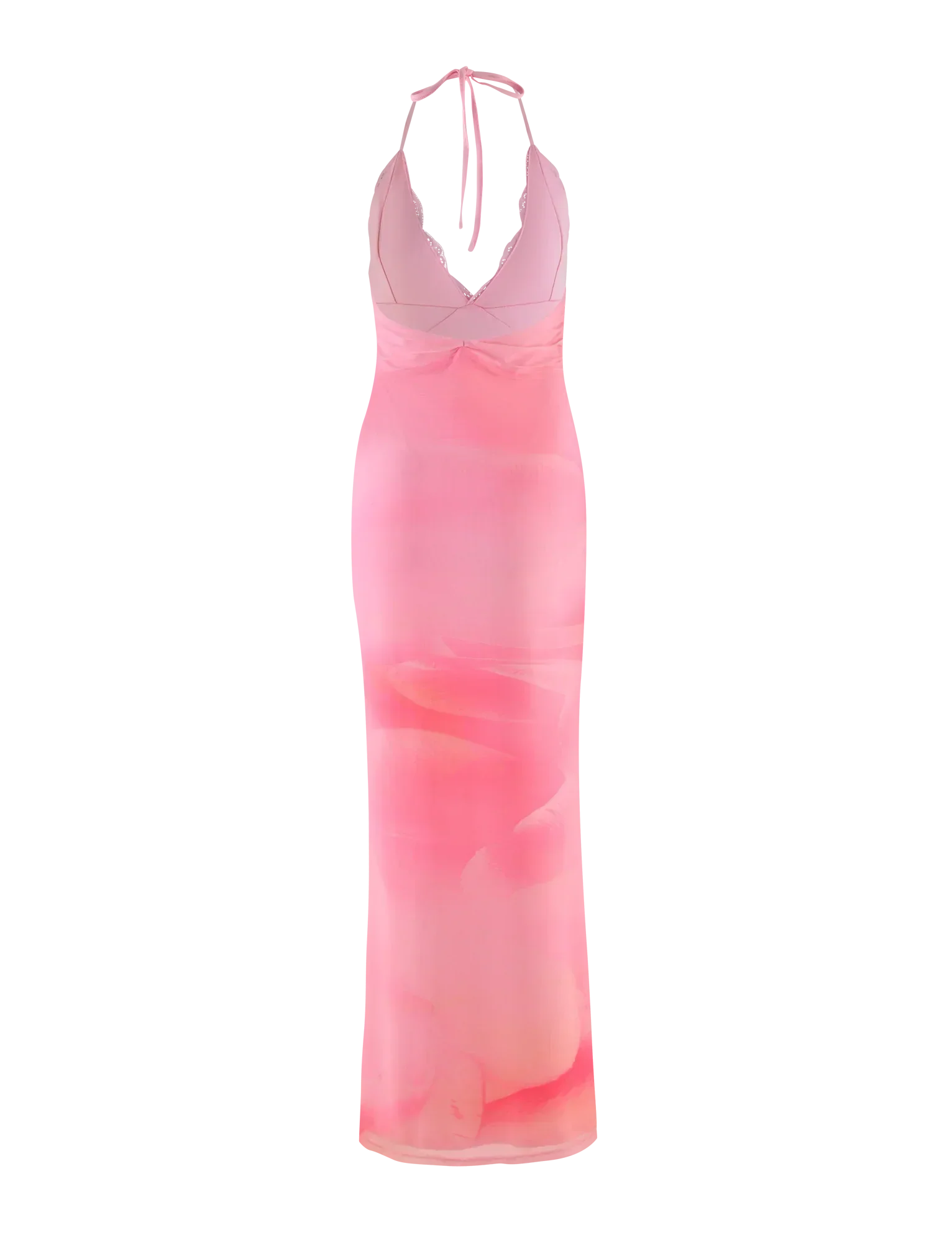 DENAE MAXI DRESS - PINK : FLORAL : PINK BLOSSOM