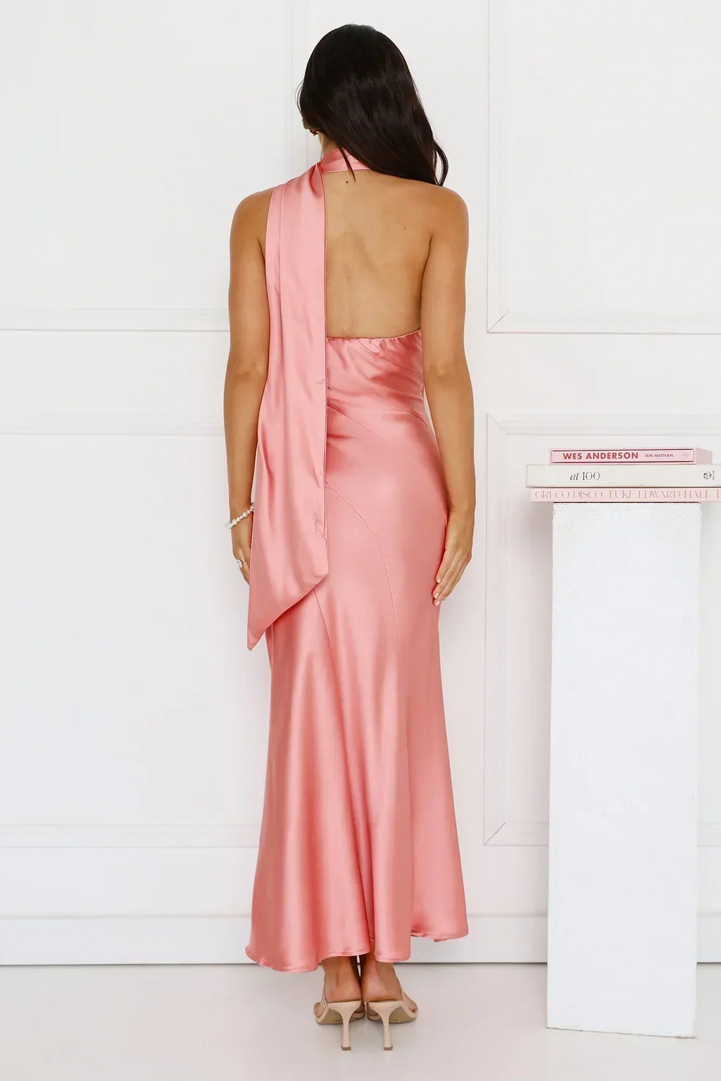 Kissed By Moonlight Satin Maxi Dress