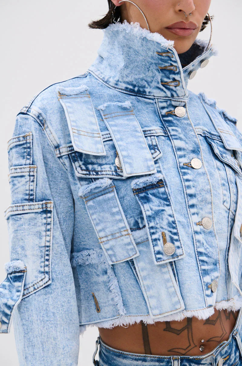 Arianne Patchwork Denim Jacket