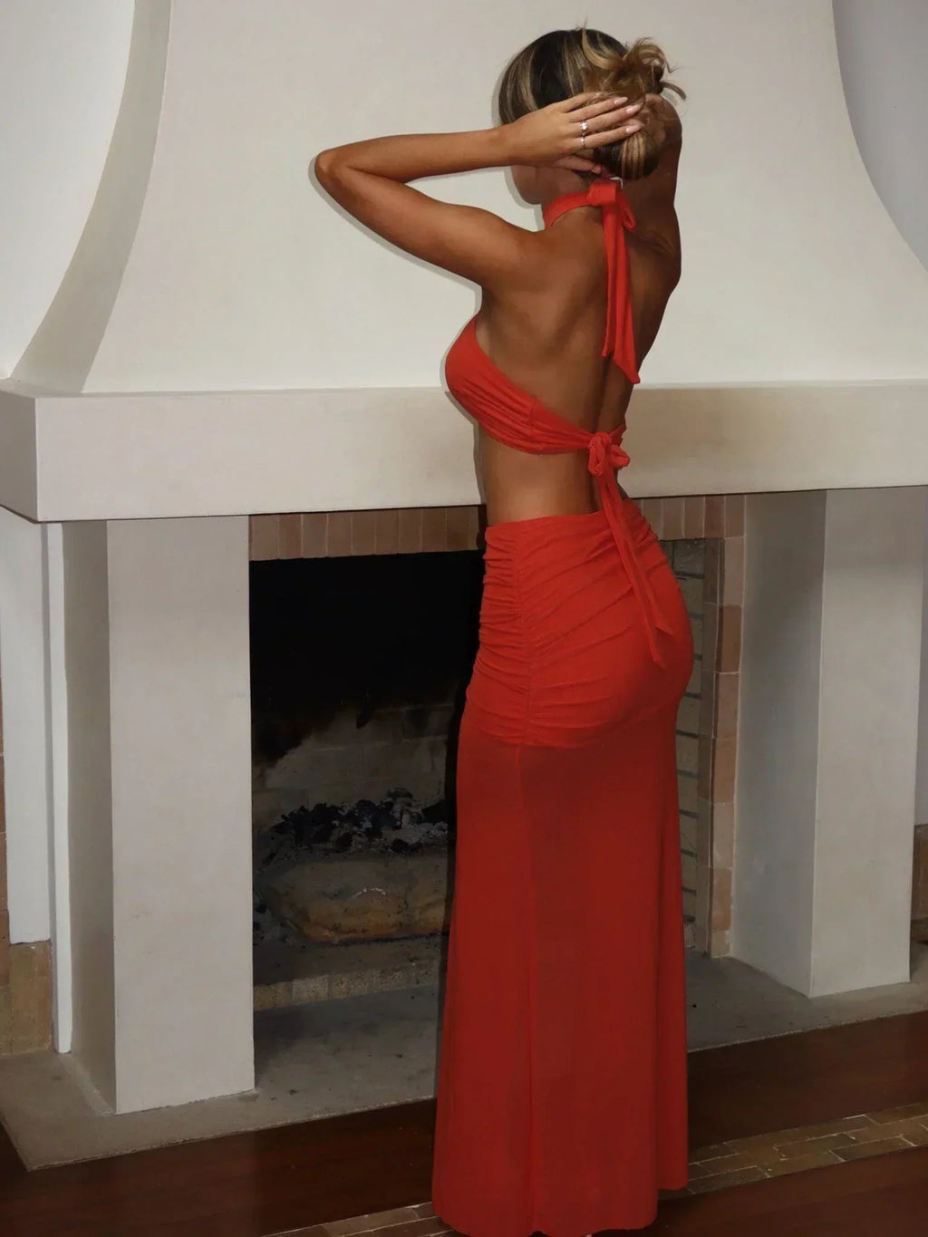 Leilani Maxi Dress Burnt Orange