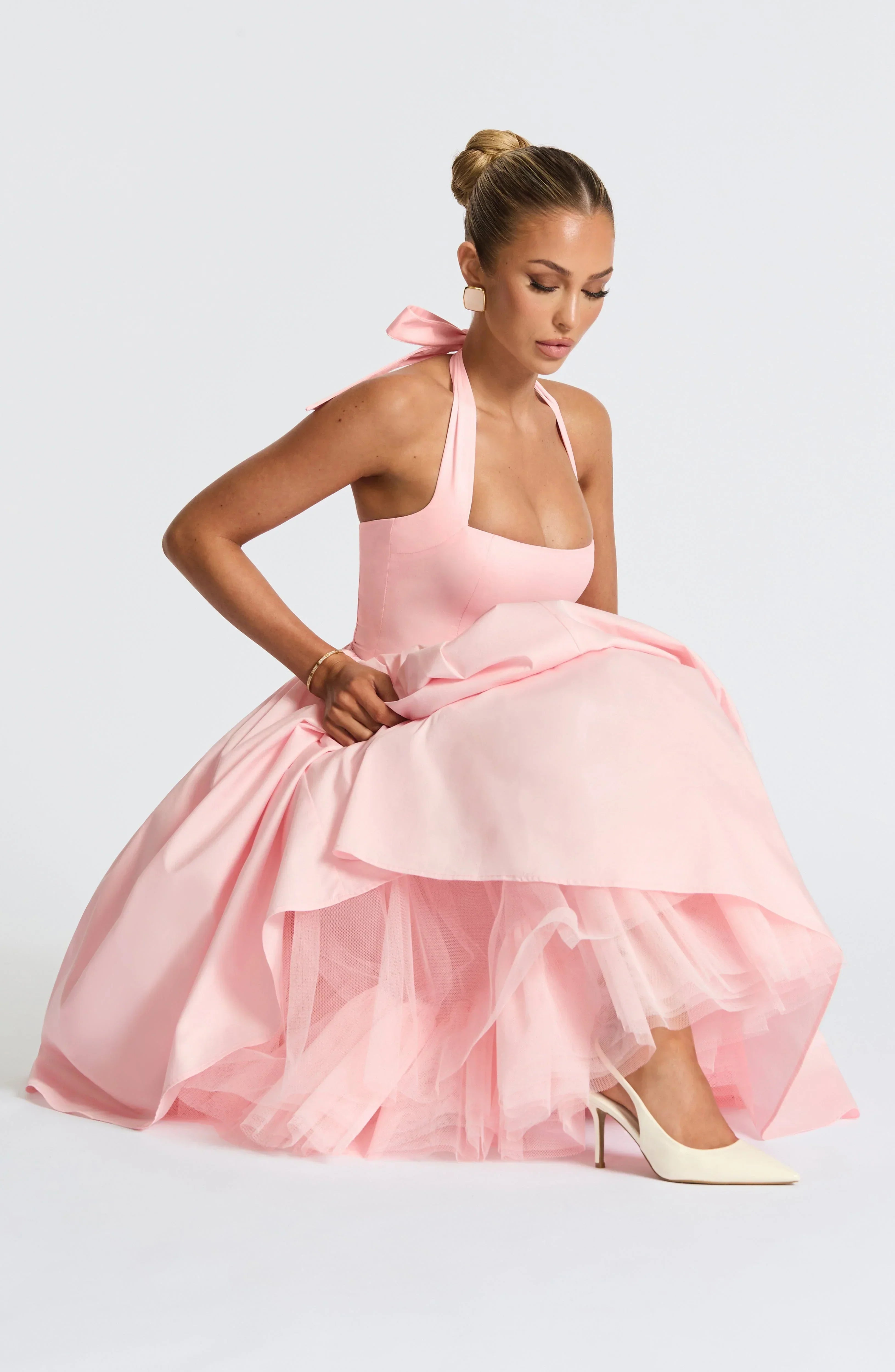Cressida Midi Dress - Blush