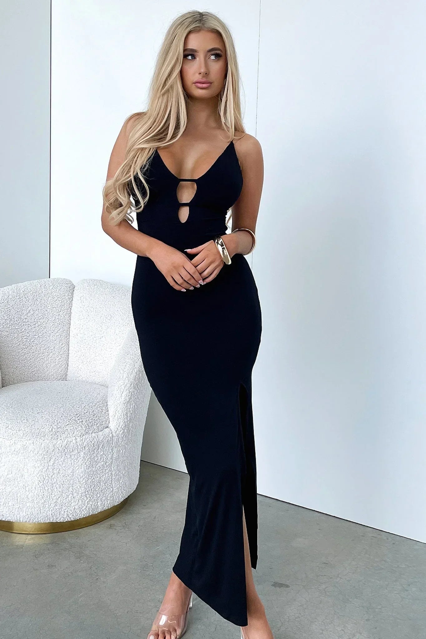 Saffron Maxi Dress - Black