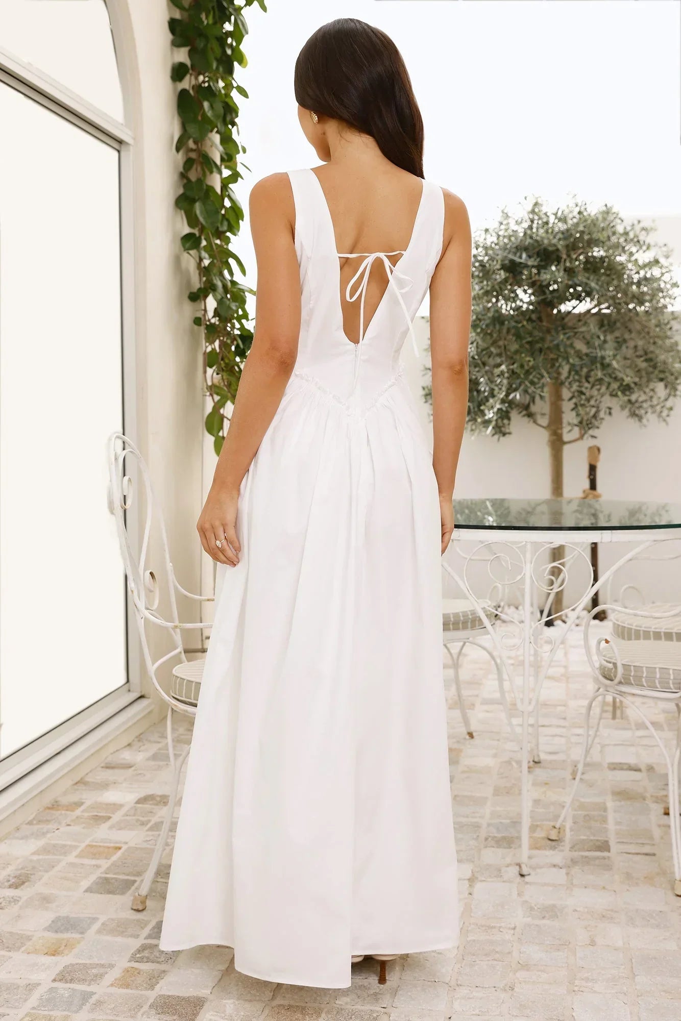 Love In The Maldives Maxi Dress White
