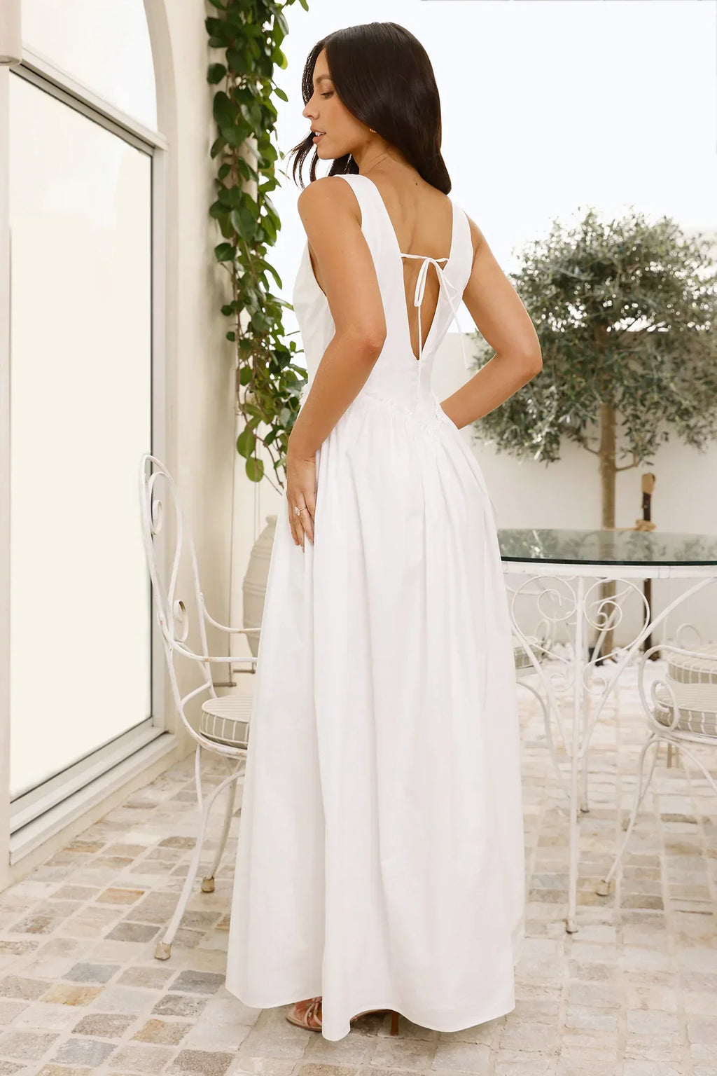 Love In The Maldives Maxi Dress White
