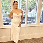 Go For The Crown Midi Dress Ivory