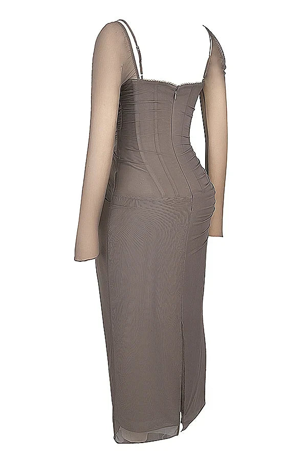 Katarina-Smoke Maxi Dress